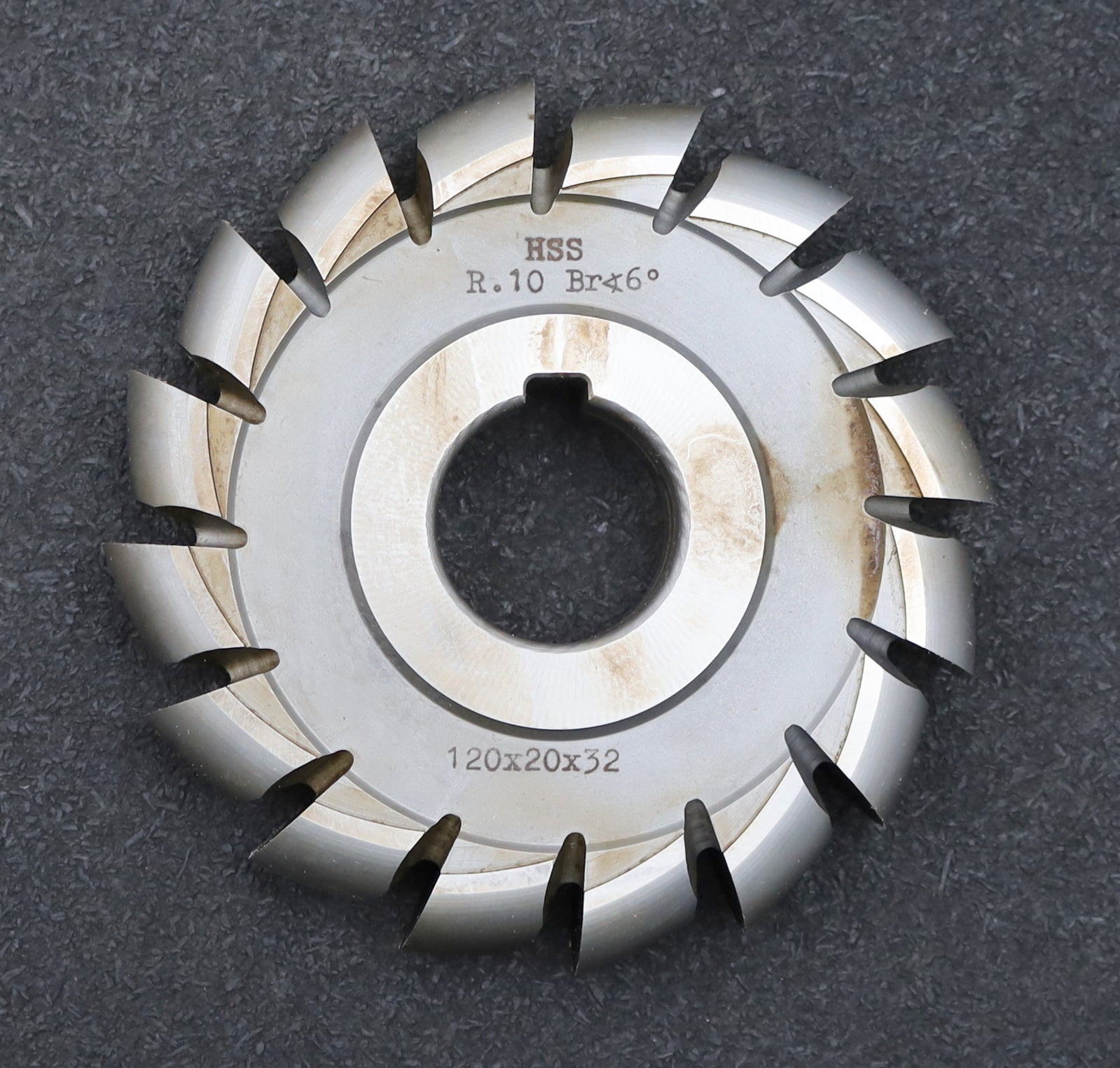DOLD Halbrund-Formfräser konkav Radiusfräser Radius 10mm Spannwinkel 6 ...