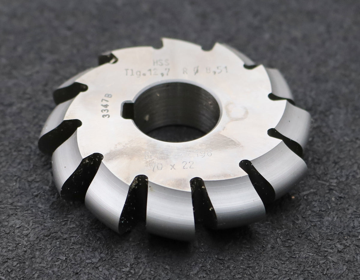 DOLD Rollkettenrad-Formfräser Roller chain form cutter Teilung= 12,7mm ...