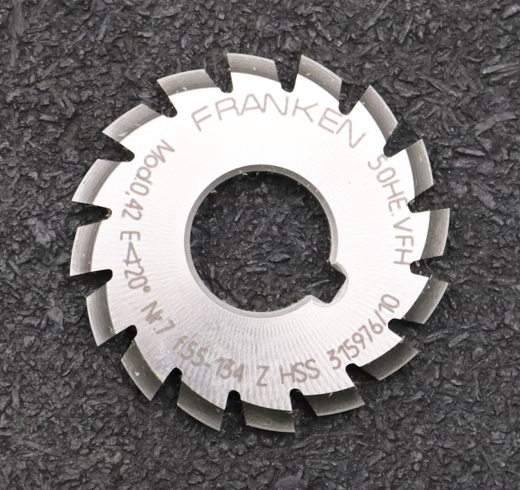 Bild des Artikels DOLD-Zahnformfräser-m=-0,42mm-No.-7-Z=-55-134-EGW-20°-Ø35x13mm-hinterdreht