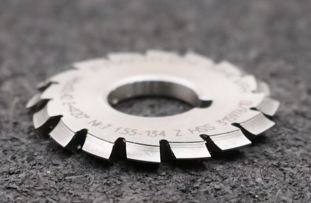 Bild des Artikels DOLD-Zahnformfräser-m=-0,42mm-No.-7-Z=-55-134-EGW-20°-Ø35x13mm-hinterdreht