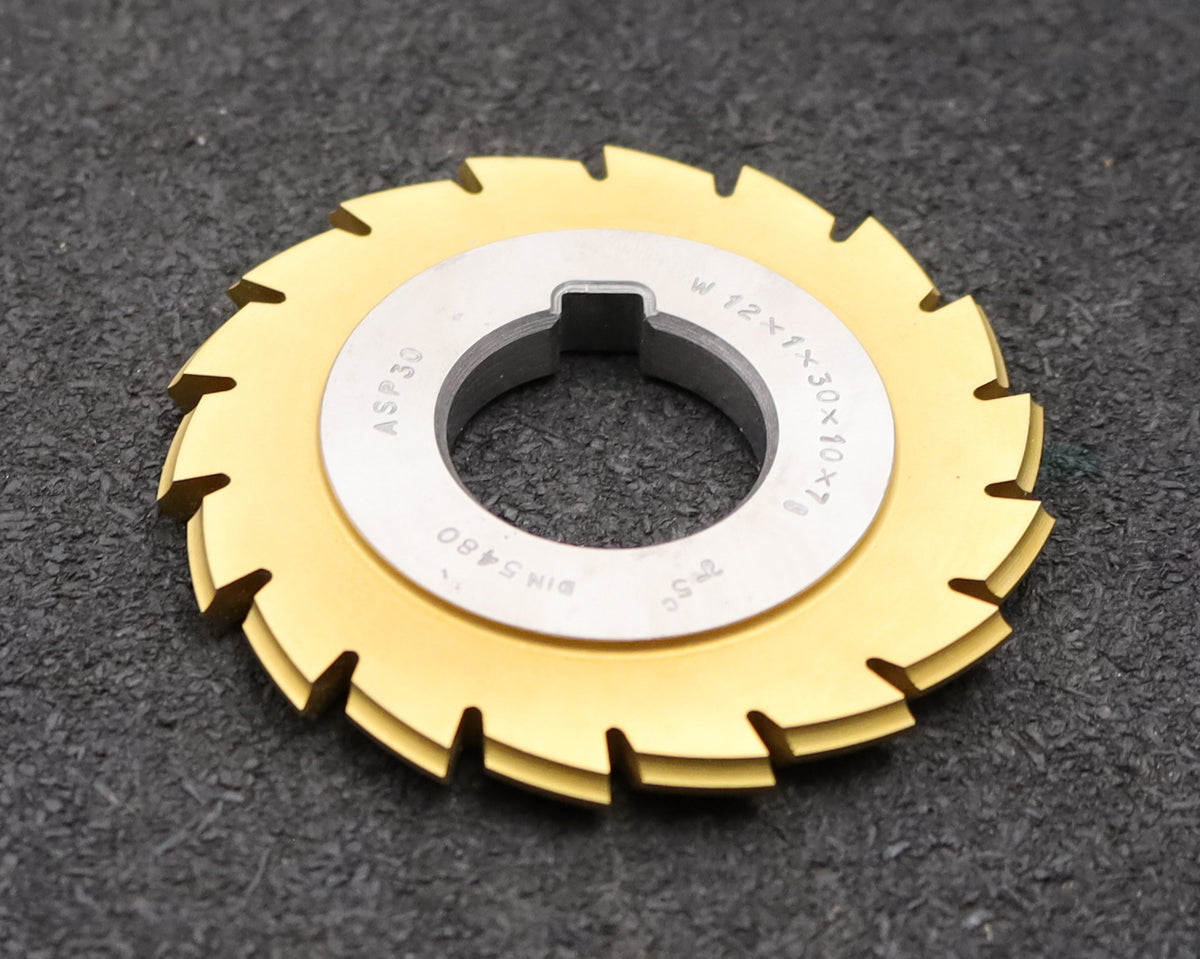 DOLD Zahnwellen-Formfräser involute spline profile cutter m= 1mm nach ...