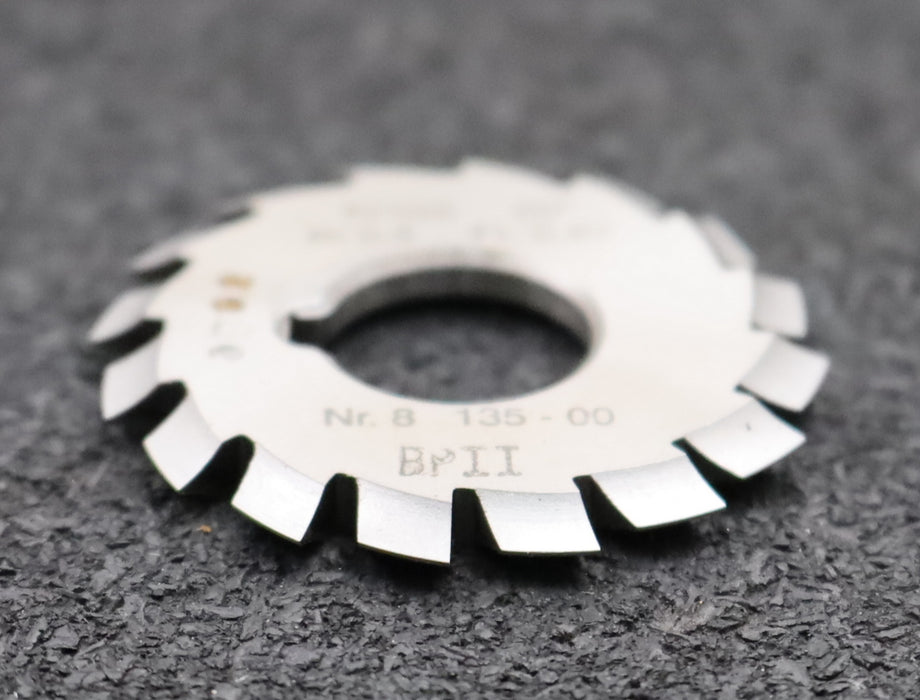 Bild des Artikels DOLD-Zahnformfräser-gear-profile-cutter-m=-0,4mm-No.-8-Z=-135-00-EGW-20°-BP-II