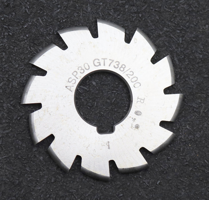 Bild des Artikels DOLD-Halbrund-Formfräser-konvex-Radiusfräser-Radius-0,9mm-Ø65x3xØ22mm-mit-LKN-