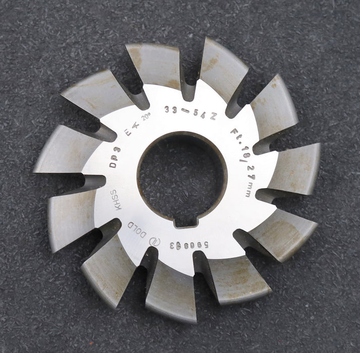 Bild des Artikels DOLD-Zahnformfräser-gear-profile-cutter-DP-3mm-No.-3-Z=-33-54-EGW-20°-Ø115x32mm