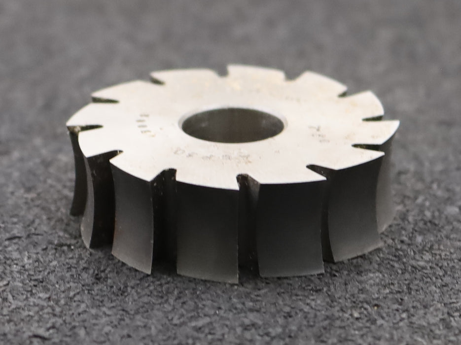 Bild des Artikels DOLD-Formfräser-konkav-Radiusfräser-Radius-25,0mm-Ø51,5x15xØ16mm-12-Spannuten