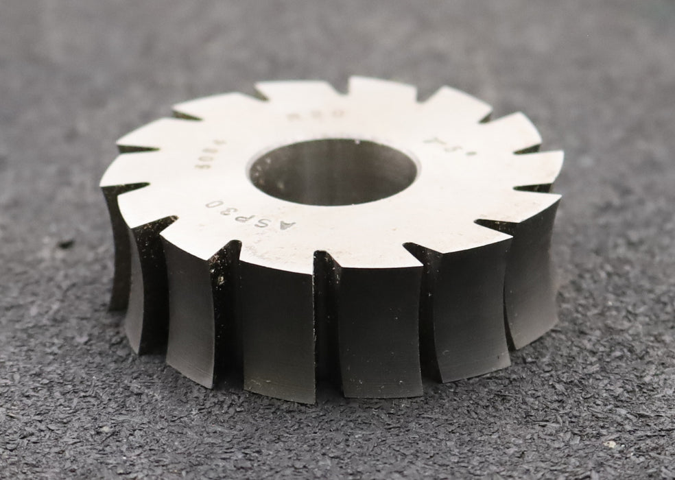 Bild des Artikels DOLD-Formfräser-konkav-Radiusfräser-Radius-30,0mm-Ø60,5x18xØ22mm-14-Spannuten