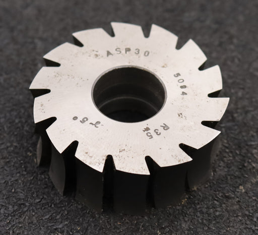 Bild des Artikels DOLD-Formfräser-konkav-Radiusfräser-Radius-35,0mm-Ø60,5x22xØ22mm-14-Spannuten