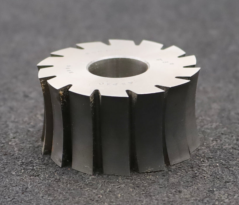 Bild des Artikels DOLD-Formfräser-konkav-Radiusfräser-Radius-60,0mm-Ø60x30xØ22mm-14-Spannuten