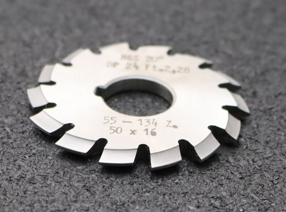 Bild des Artikels DOLD-Zahnformfräser-gear-profile-cutter-DP-24-No.-2--Z=-55-134-EGW-20°Ø50x16mm