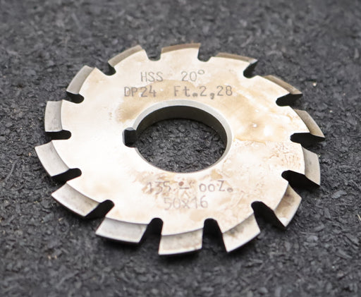 Bild des Artikels DOLD-Zahnformfräser-gear-profile-cutter-DP-24-No.-1--Z=-135-00-EGW-20°Ø50x16mm
