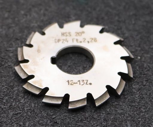Bild des Artikels DOLD-Zahnformfräser-gear-profile-cutter-DP-24-No.-8--Z=-12-13-EGW-20°Ø50x16mm