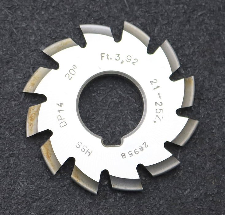 Bild des Artikels DOLD-Zahnformfräser-gear-profile-cutter-DP-14-No.-5--Z=-21-25-EGW-20°Ø60x22mm