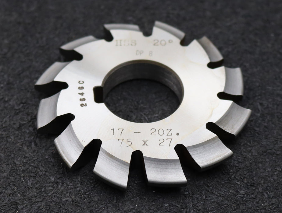 Bild des Artikels DOLD-Zahnformfräser-gear-profile-cutter-DP-8-No.-6-Z=-17-20-EGW-20°-Ø75x27mm