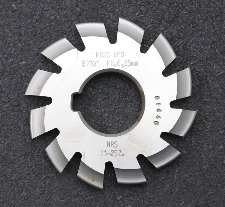 Bild des Artikels DOLD-Zahnformfräser-gear-profile-cutter-DP-8-No.-5-Z=-21-25-EGW-20°-Ø75x27mm