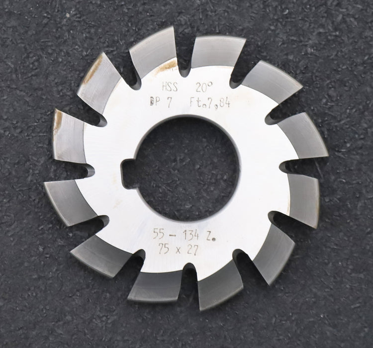 Bild des Artikels DOLD-Zahnformfräser-gear-profile-cutter-DP-7-No.-2-Z=-55-134-EGW-20°-Ø75x27mm