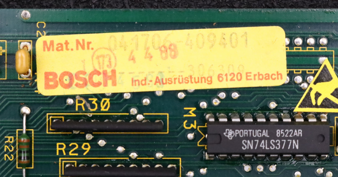 Bild des Artikels BOSCH-Einschubkarte-ZE-602-Mat-Nr.-041706-409401-mit-2-Schlüssel-gebraucht