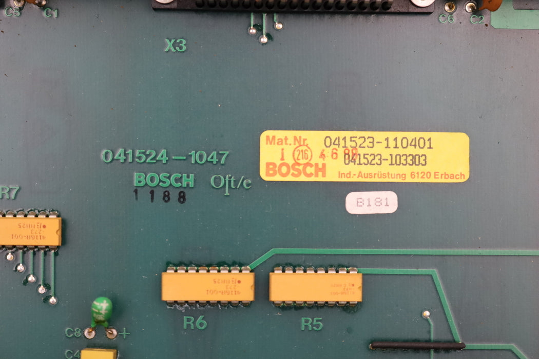 Bild des Artikels BOSCH-Erweiterungsbaugruppe-AG/Z-Mat.Nr.-041523-110401/103303-gebraucht