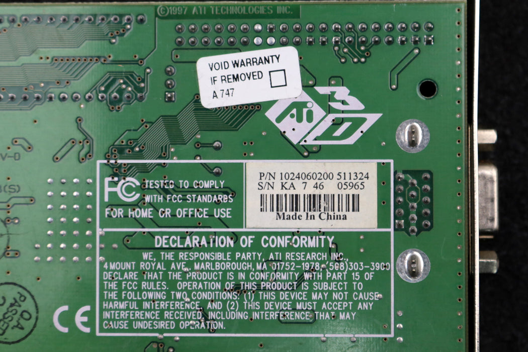 Bild des Artikels ATI-TECHNOLOGIES-3D-Charger-P/N-1024060200-gebraucht