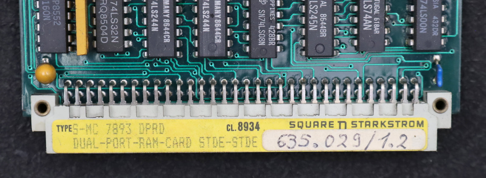 Bild des Artikels SQUARE-D-COMPANY-Dual-Port-RAM-Card-STDE-STDE-TYPE-S-MC-7893-DPRD-635.029/1.2