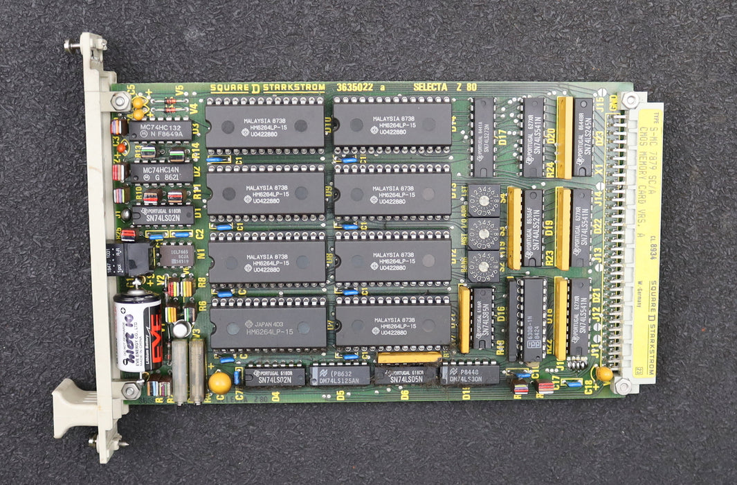 Bild des Artikels SQUARE-D-COMPANY-CMOS-Memory-Card-Vers.-A-TYPE-S-MC-7879-S/CA-Cl.8934-gebraucht
