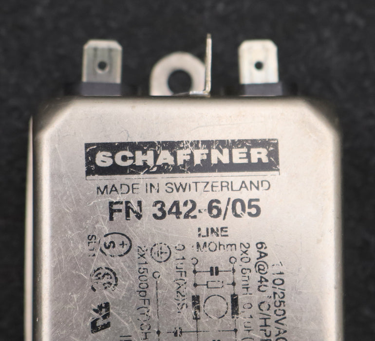 Bild des Artikels SCHAFFNER-Entstörfilter-FN342-6/05-110/250VAC-50/60Hz-6A-gebraucht