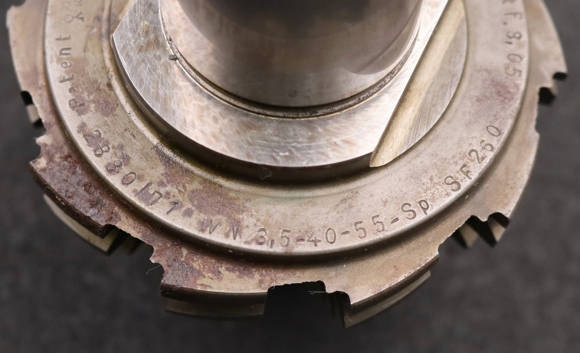 Bild des Artikels KLINGELNBERG-Palloid-Wälzfräser-m=-3,5-EGW-20°-Zahnform-I-1gg.-Rechts-Rest-75%