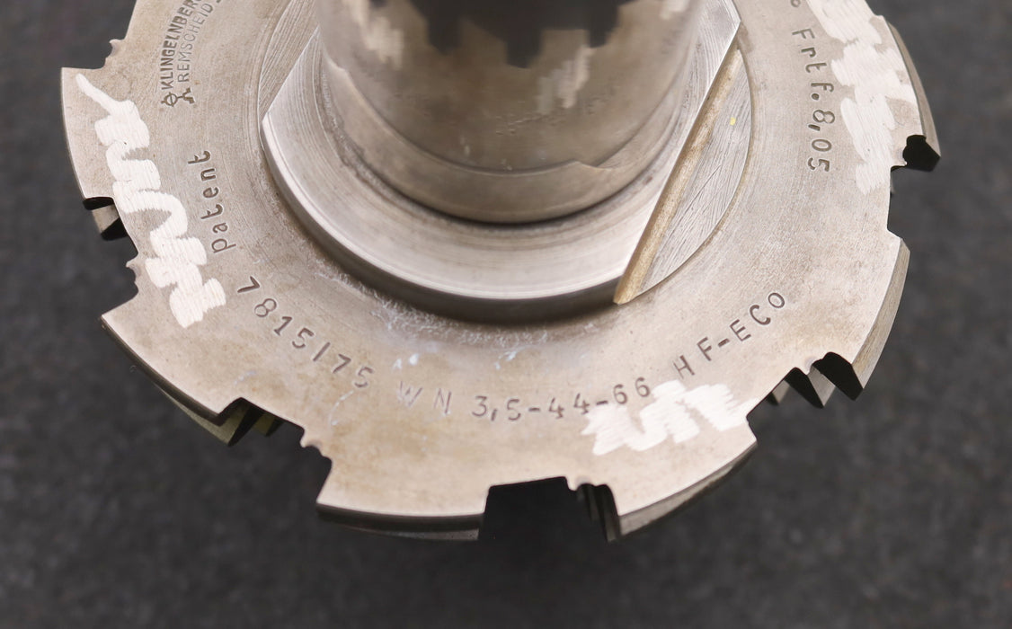 Bild des Artikels KLINGELNBERG-Palloid-Wälzfräser-m=-3,5-EGW-20°-Zahnform-I-1gg.-Links-Rest-75%