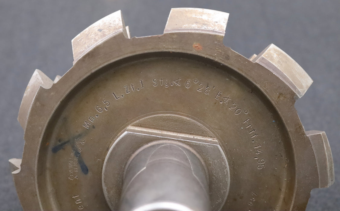 Bild des Artikels KLINGELNBERG-Palloid-Wälzfräser-m=-6,5-EGW-20°-Zahnform-I-1gg.-Links-Rest-80%