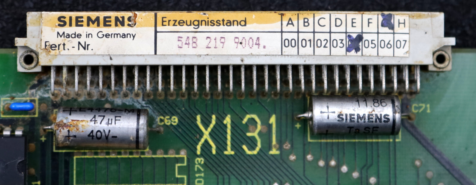 Bild des Artikels SIEMENS-SINUMERIK-MS122-Einschubplatine-RAM-Modul-6FX1192-3AD00-548-129-9004.04