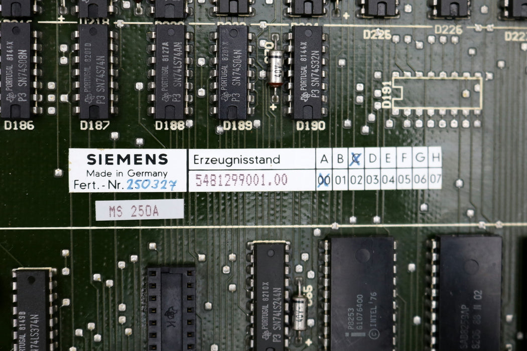 Bild des Artikels SIEMENS-SINUMERIK-Messkreisbaugruppe-8-MS250-6FX1190-3AA00-5481299001.00-E:-C