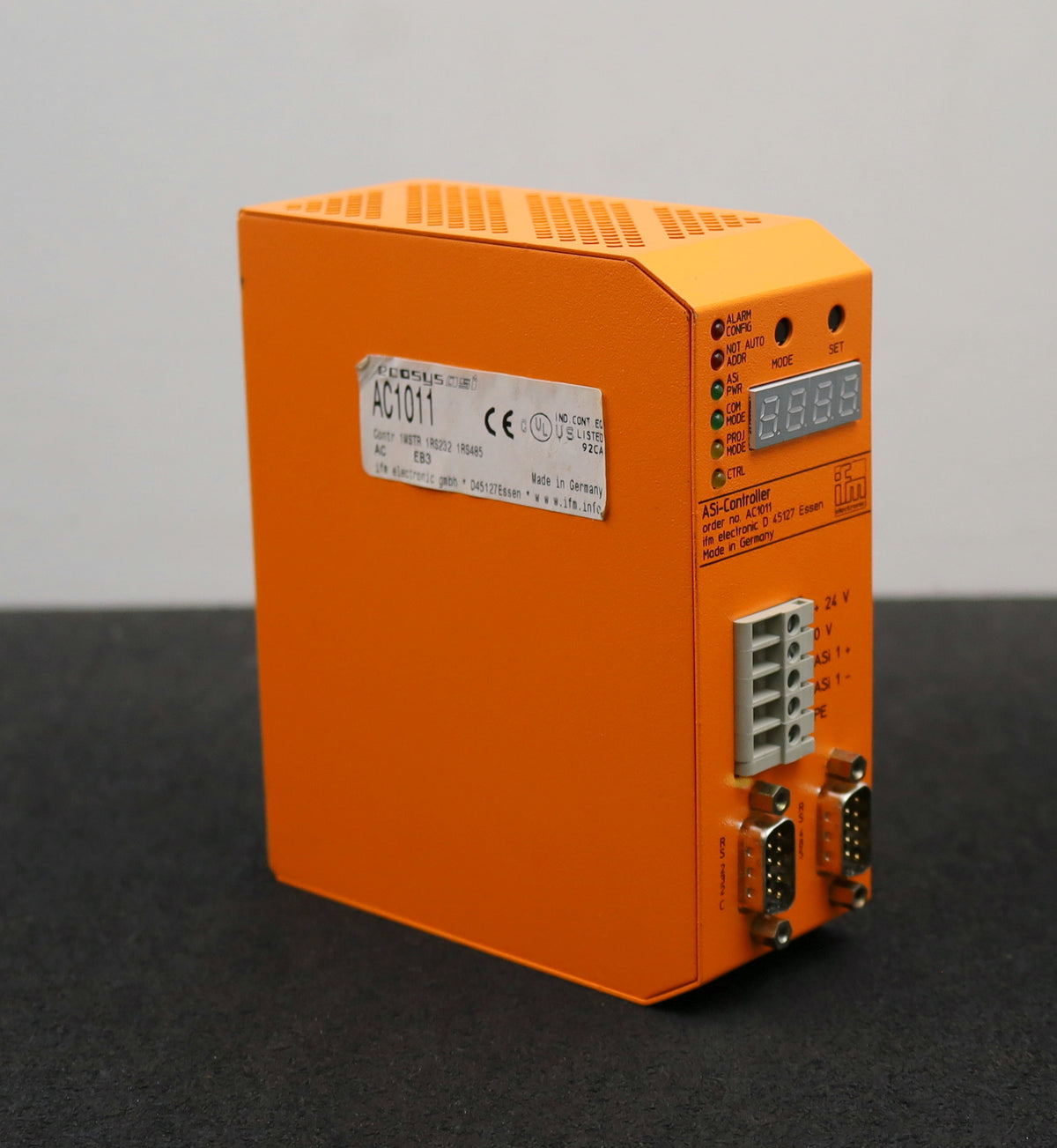 IFM ASi-Controller Order no. AC1011 Contr 1MSTR 1RS232 1RS485 24VDC un ...