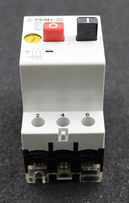 Bild des Artikels MOELLER-Motorschutzschalter-PKM-1-25-Ie=-25A-Ue=660V-192A-50/60Hz-AC3-gebraucht