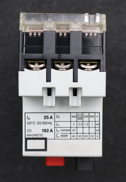 Bild des Artikels MOELLER-Motorschutzschalter-PKM-1-25-Ie=-25A-Ue=660V-192A-50/60Hz-AC3-gebraucht