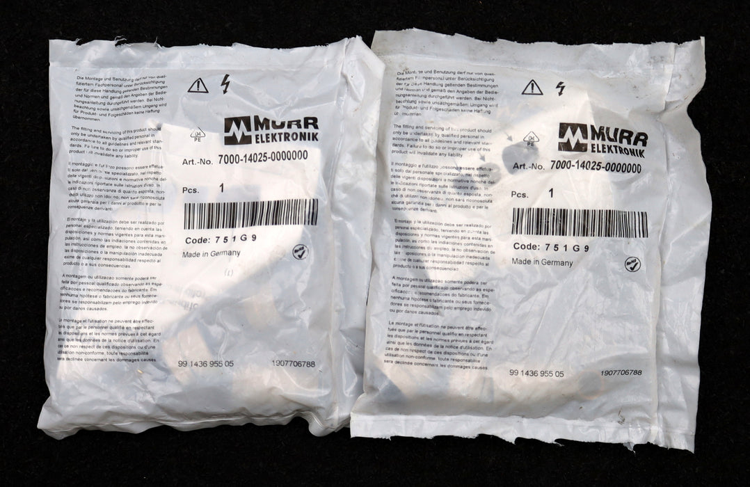 Bild des Artikels MURR-ELEKTRONIK-2x-M12-Bu.-0°-B-kod.-Schraubklemmanschluss-Female-2-pol