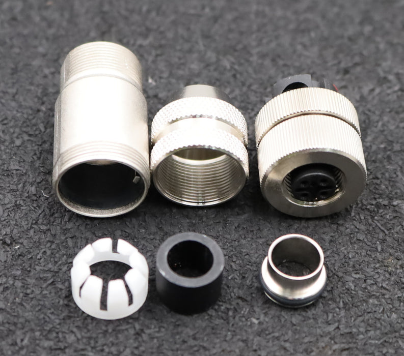 Bild des Artikels MURR-ELEKTRONIK-2x-M12-Bu.-0°-B-kod.-Schraubklemmanschluss-Female-2-pol