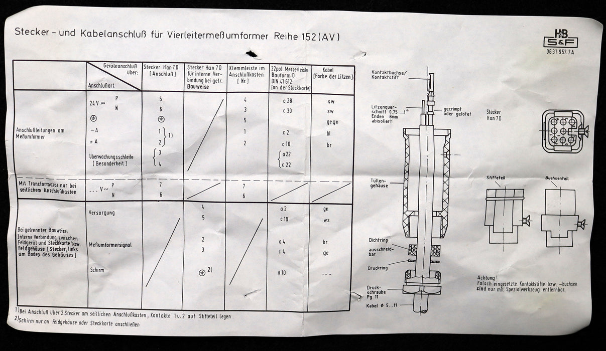 Bild des Artikels HARTING-Steckverbinder-+Gehäuse-für-Vierleitermeßumformer-Reihe-152(AV)-männlich