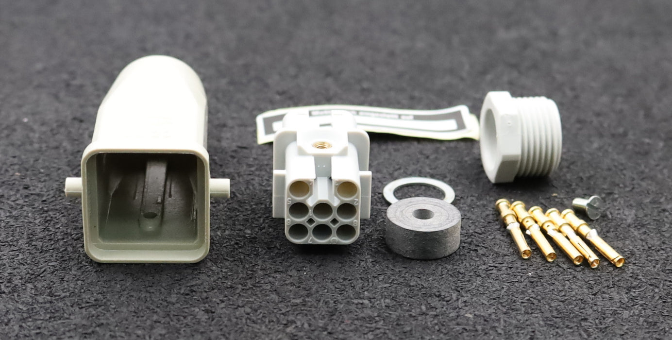 Bild des Artikels HARTING-Steckverbinder-+-Gehäuse-Han-8U-f-männlich-0789020.6-Größe-3A-10A-42V