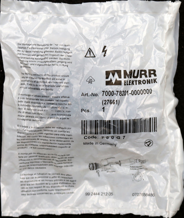 Bild des Artikels MURR-ELEKTRONIK-7/8''-Bu.-0°-Schraubklemmanschluss-Female-5-pol-unbenutzt-in-OVP
