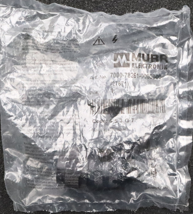 Bild des Artikels MURR-ELEKTRONIK-7/8''-Bu.-90°-Schraubklemmanschluss-Female-5-pol-unbenutzt-OVP