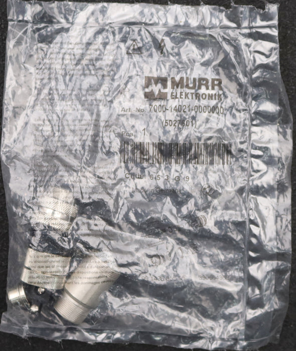 Bild des Artikels MURR-ELEKTRONIK-M12-Bu.-0°-B-kod.-Schraubklemmanschluss-Female-5-pol-in-OVP