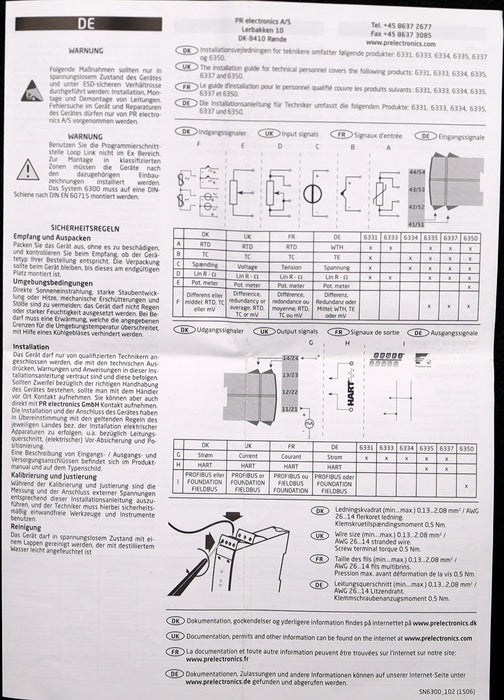 Bild des Artikels PR-2-wire-Programmable-Transmitter-Typ-6334A-7,2-35VDC-unbenutzt-in-OVP