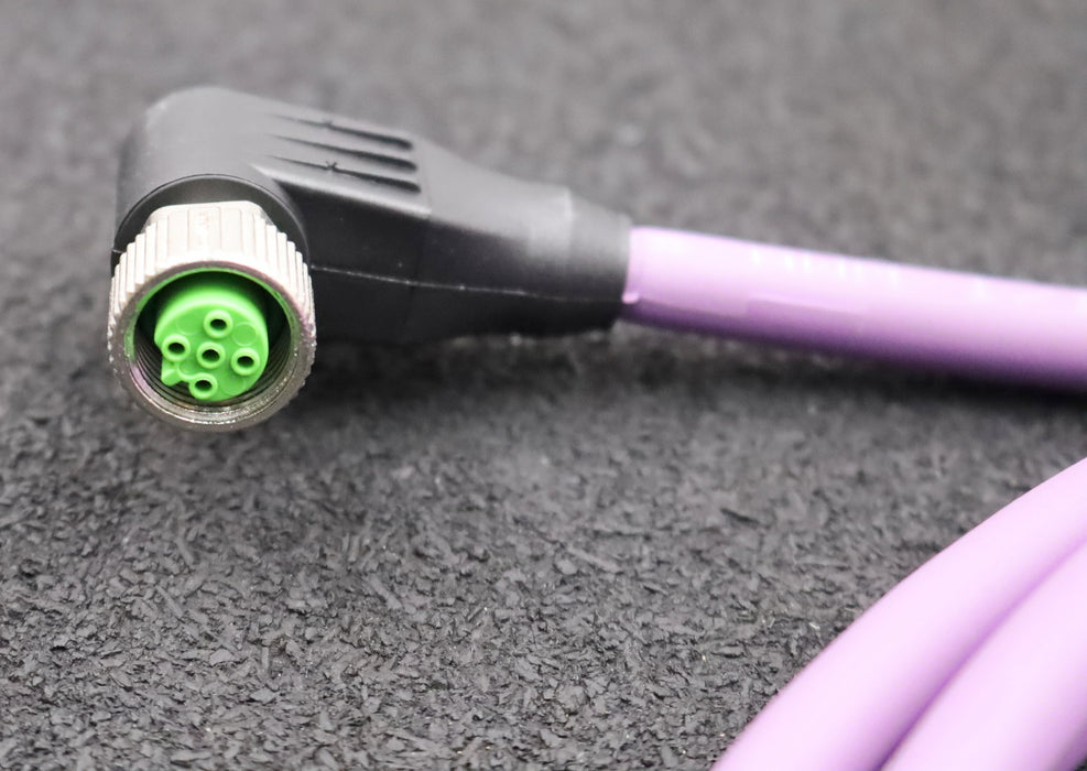Bild des Artikels MURR-ELEKTRONIK-M12-St.-90°-/-M12-Bu.-90°-B-kod.-geschirmt-PUR-1x2xAWG24