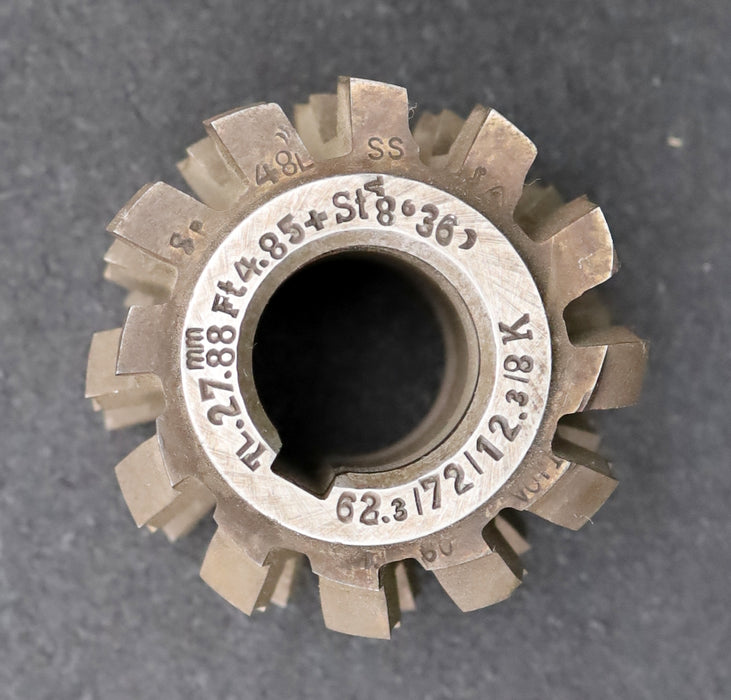 Bild des Artikels Keilwellen-Wälzfräser-8-Keile-62,3x72x12,3mm-mit-Höcker-Ø69x55xØ27mm-LKN-1gg.Re