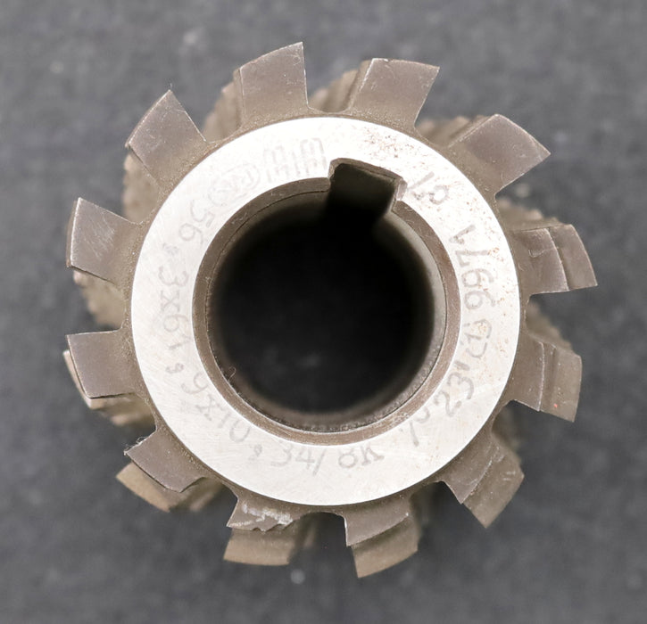 Bild des Artikels PWS-Keilwellen-Wälzfräser-8-Keile-56,3x61,9x10,34mm-mit-Höcker-Ø61x65xØ27mm-LKN