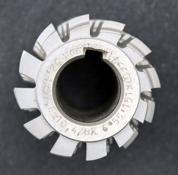 Bild des Artikels PWS-Keilwellen-Wälzfräser-8-Keile-52,4x57,6x10,4mm-mit-Höcker-Ø61x64xØ27mm-LKN