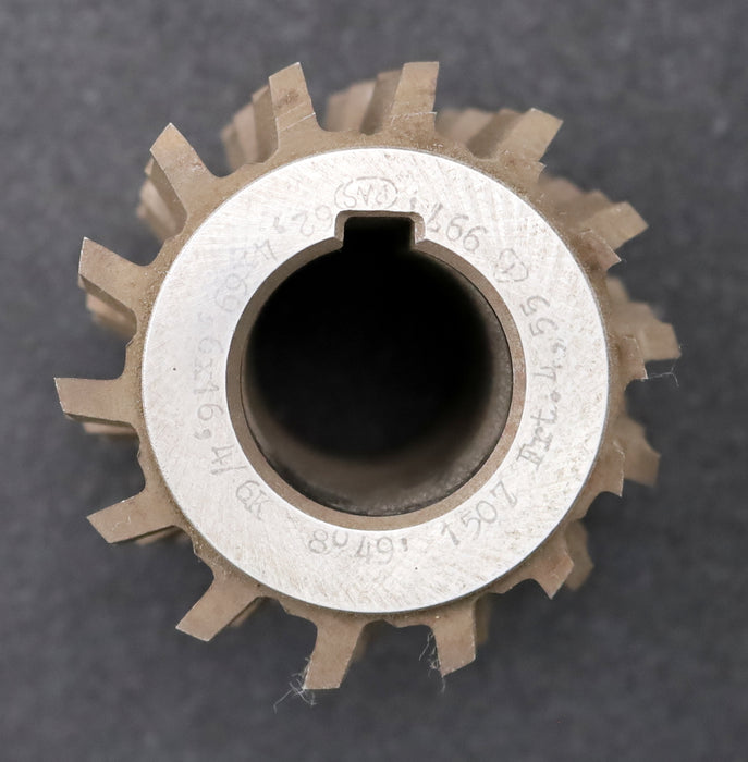 Bild des Artikels PWS-Keilwellen-Wälzfräser-6-Keile-62,4x69,6x16,4mm-mit-Höcker-Ø75x78xØ32mm-LKN