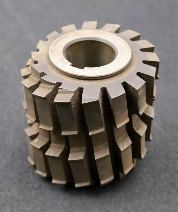 Bild des Artikels PWS-Keilwellen-Wälzfräser-6-Keile-98,4x109,5x20,4mm-Höcker-Ø109x111xØ40mm-1gg.Re