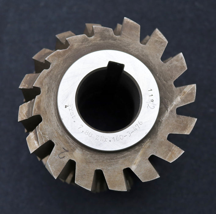 Bild des Artikels PWS-Keilwellen-Wälzfräser-6-Keile-87,98x100x15,97mm-mit-Höcker-Ø116x121xØ40mm