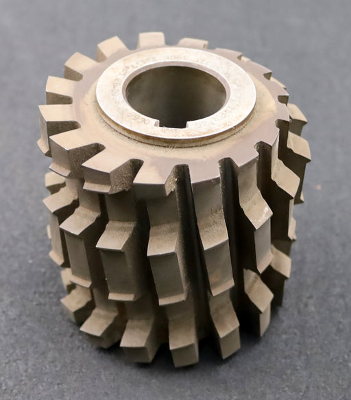 Bild des Artikels PWS-Keilwellen-Wälzfräser-6-Keile-92,4x104,5x20,4mm-mit-Höcker-Ø107x110xØ40mm