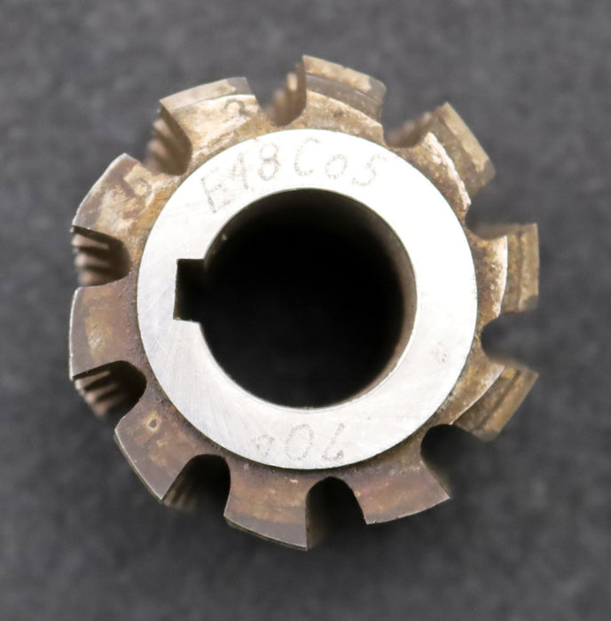 Bild des Artikels Keilwellen-Wälzfräser-6-Keile-21,3x25x5,25mm-mit-Höcker-Ø48x49xØ22mm-LKN-1gg.Re.